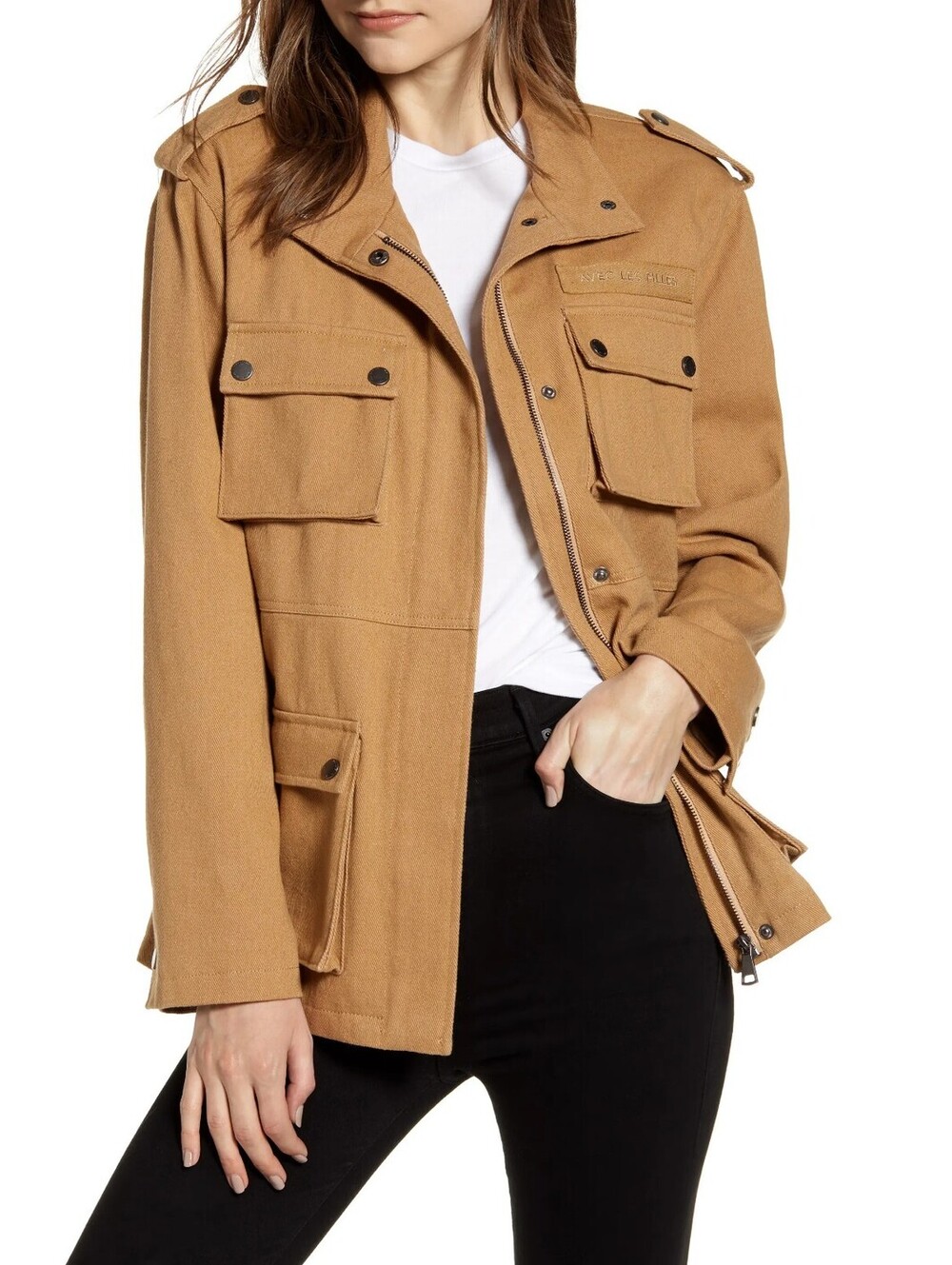NWT Avec Les Filles Women's Tan Coat Size 3X